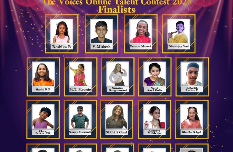 Grand Finale of The Voicesonline Talent Contest 2025 .